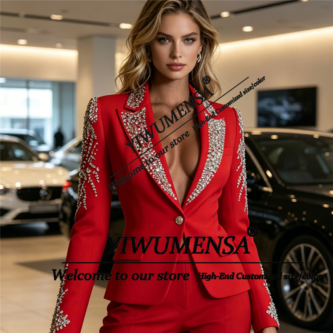 Luxury Women Suits 2 Pieces Se - Women'S Formal Wear Pants recension och pris
