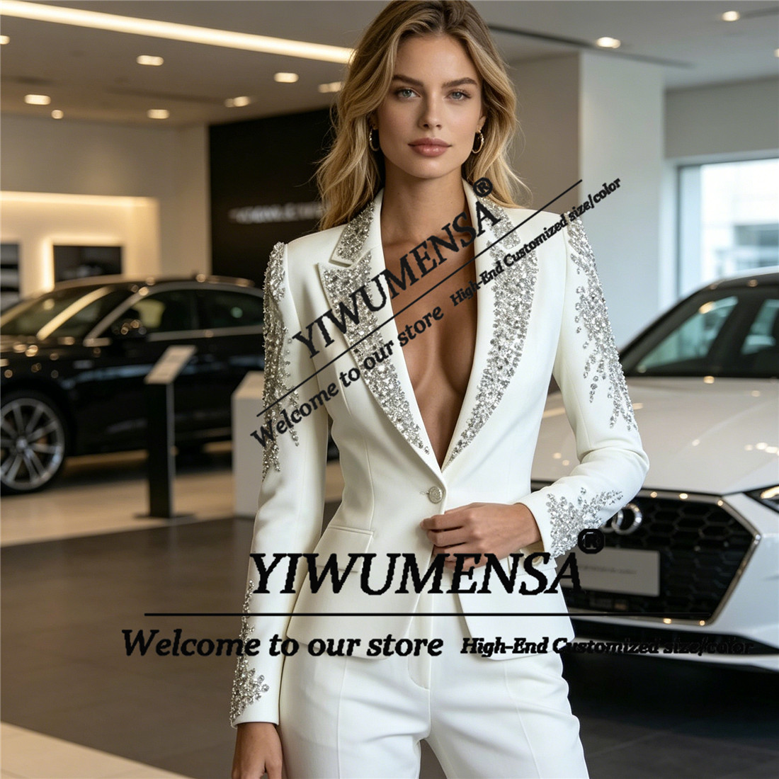 Luxury Women Suits 2 Pieces Se - Women'S Formal Wear Pants recension och pris