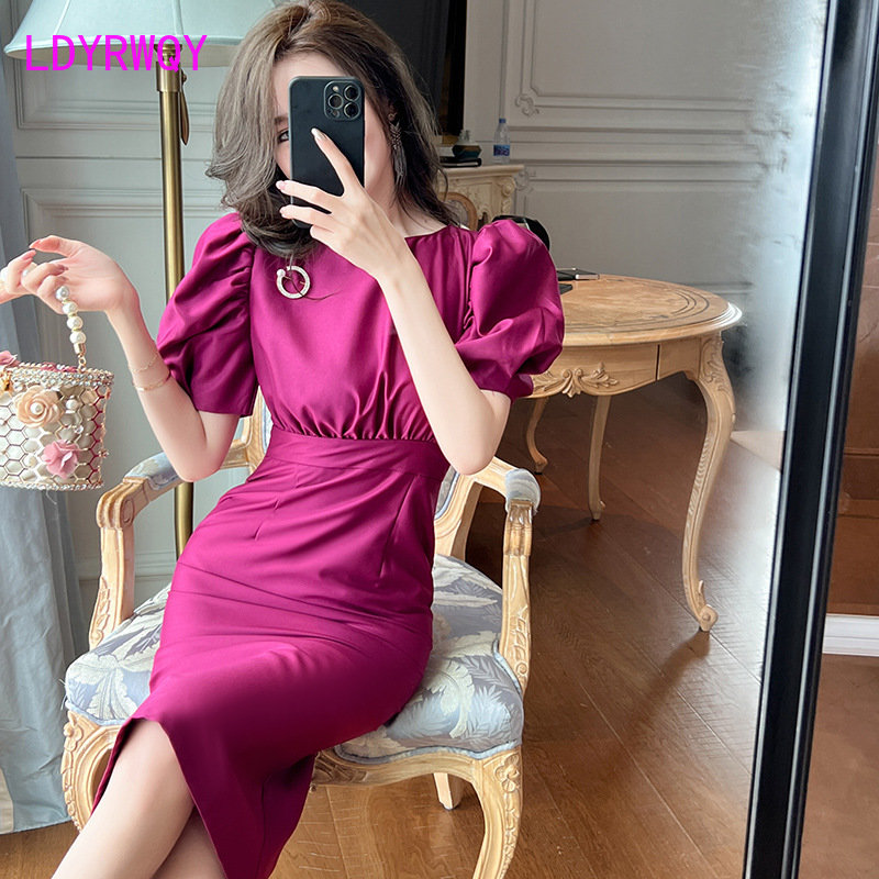2023 Summer New Women's Style  - Wrap Dress Work recension och pris