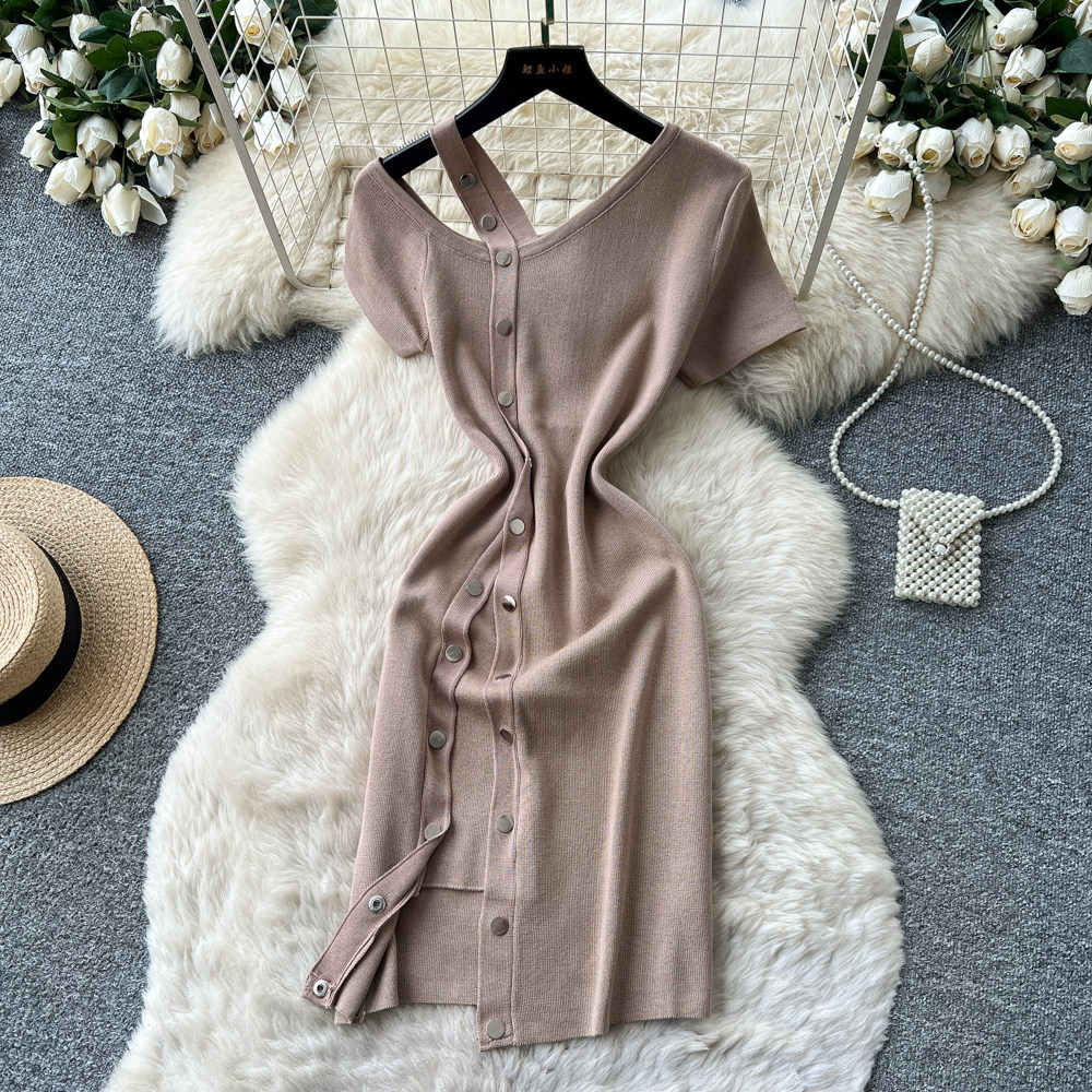 Dress Women Mid Length Dresses - Wrap Dress Work recension och pris