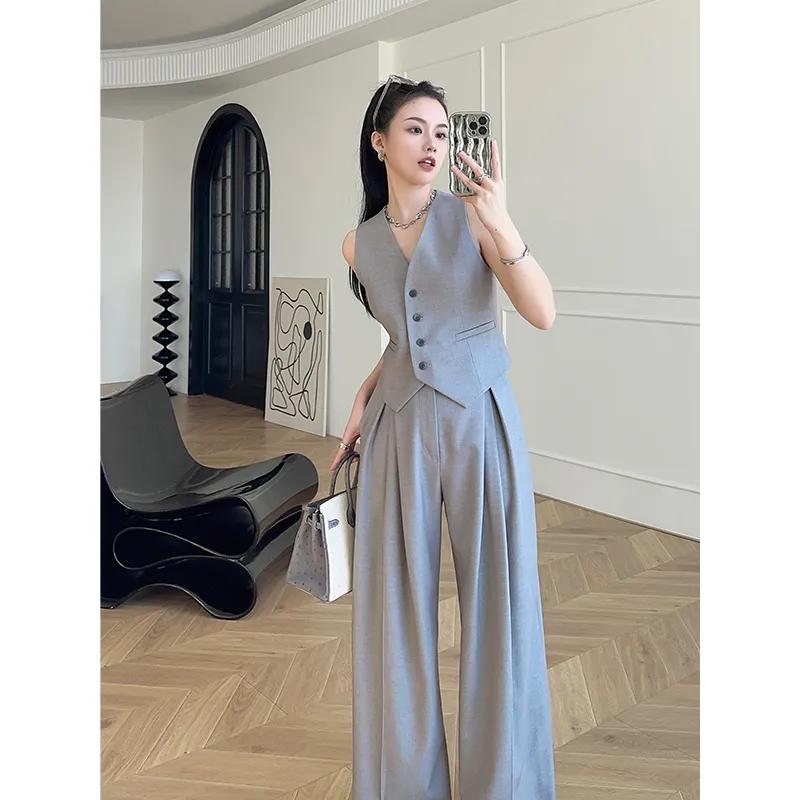 Women's Sleeveless Vest Wide-L - Women'S Formal Wear Pants recension och pris