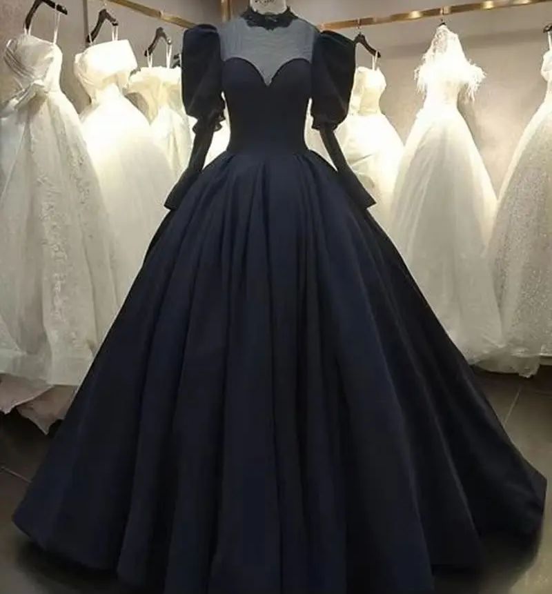 Gothic Black Wedding Dress She - Women'S Gothic Formal Wear recension och pris
