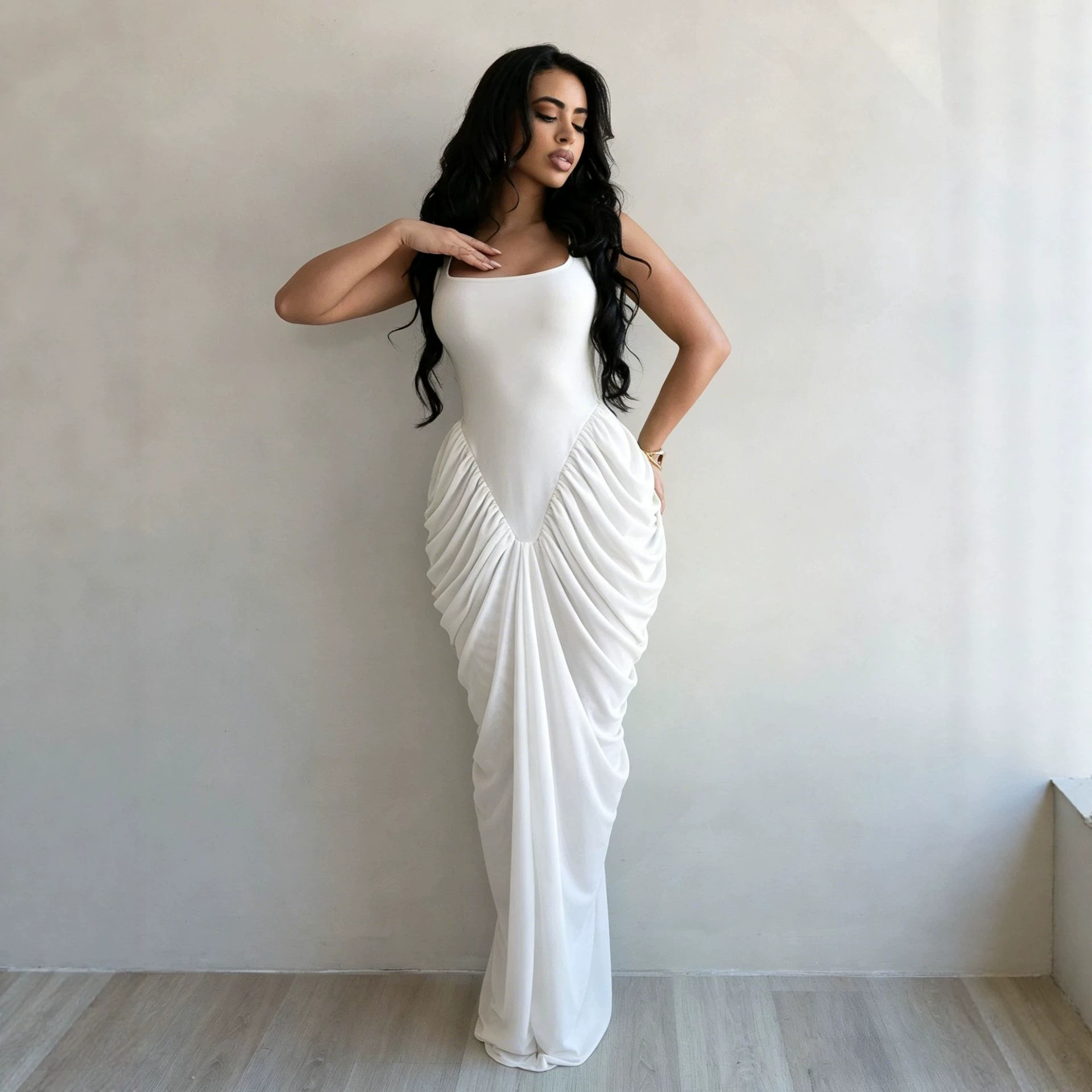 Long Dress Women Gown Dresses  - Wrap Dress Work recension och pris