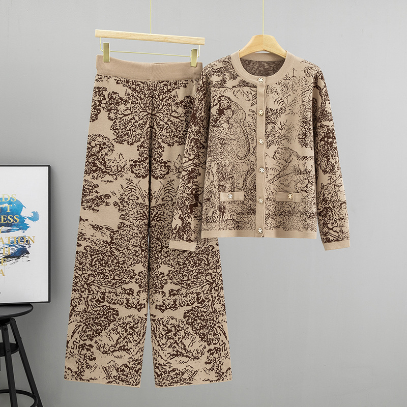 Temperament Jacquard Landscape - Women'S Formal Wear Pants recension och pris