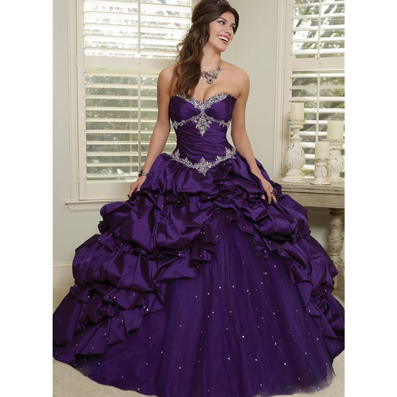 Gothic Purple Wedding Dress Cr - Women'S Gothic Formal Wear recension och pris