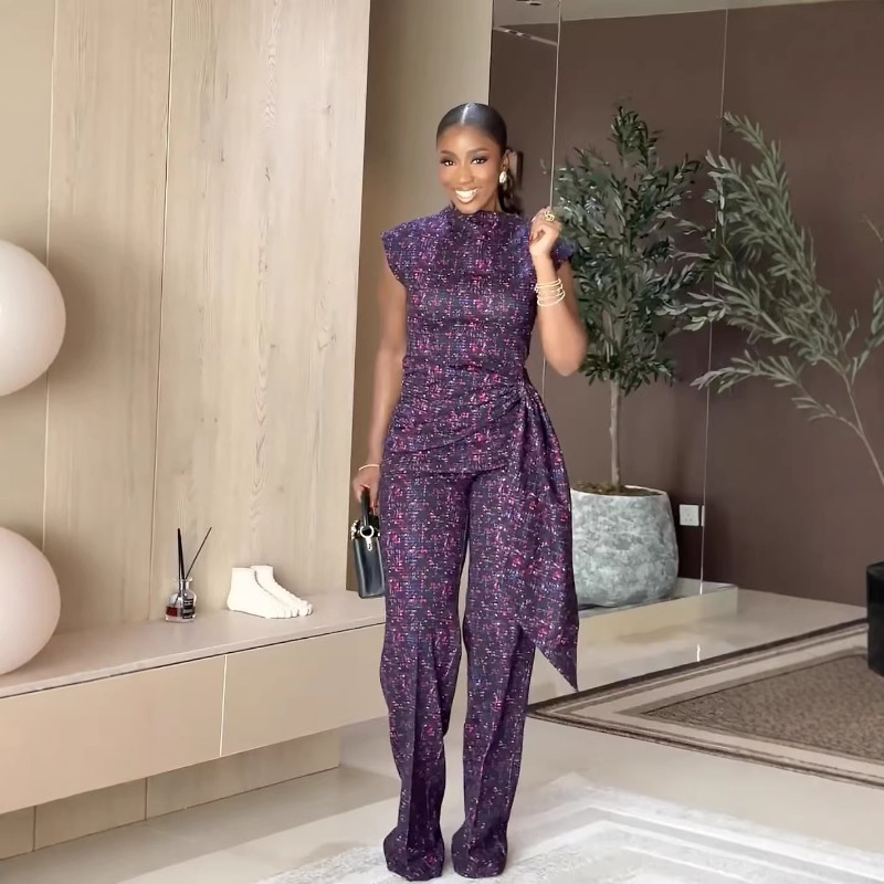 Elegant Women's African Print  - Women'S Formal Wear Pants recension och pris