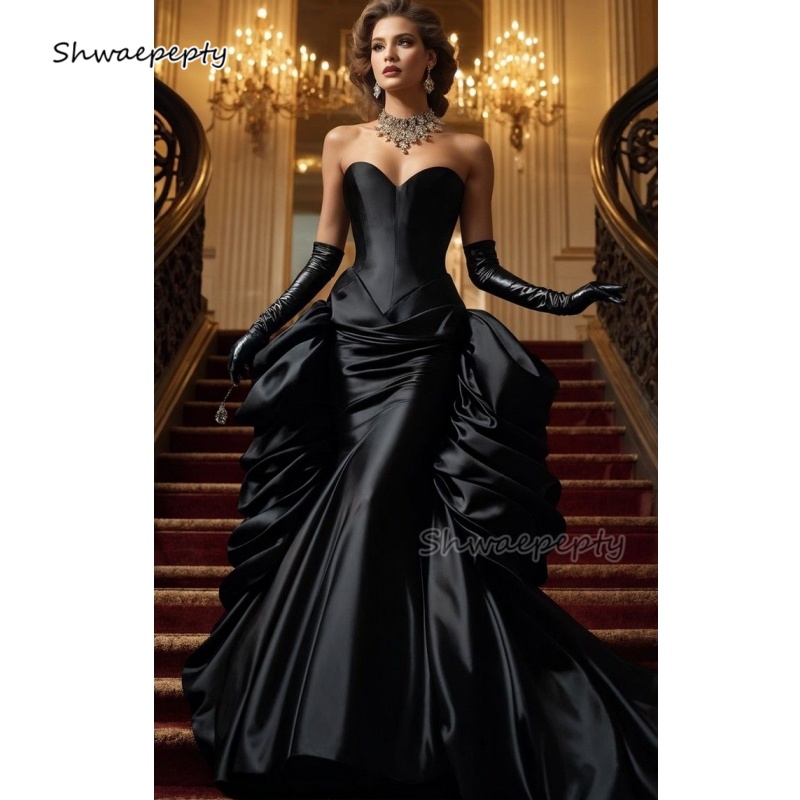 Ruched Vintage Victorian Merma - Women'S Gothic Formal Wear recension och pris