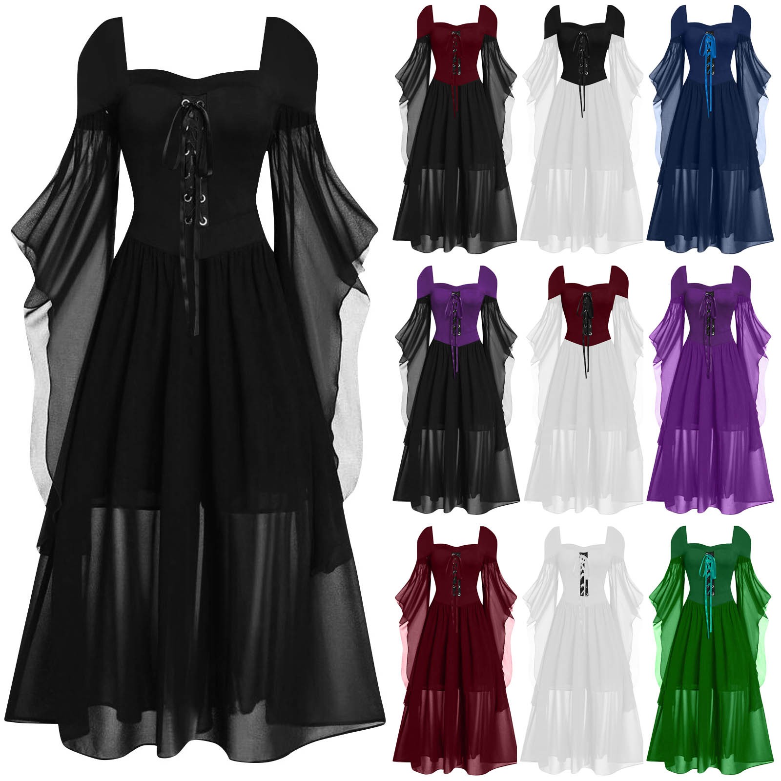 Halloween 2026 Dresses Off Sho - Women'S Gothic Formal Wear recension och pris