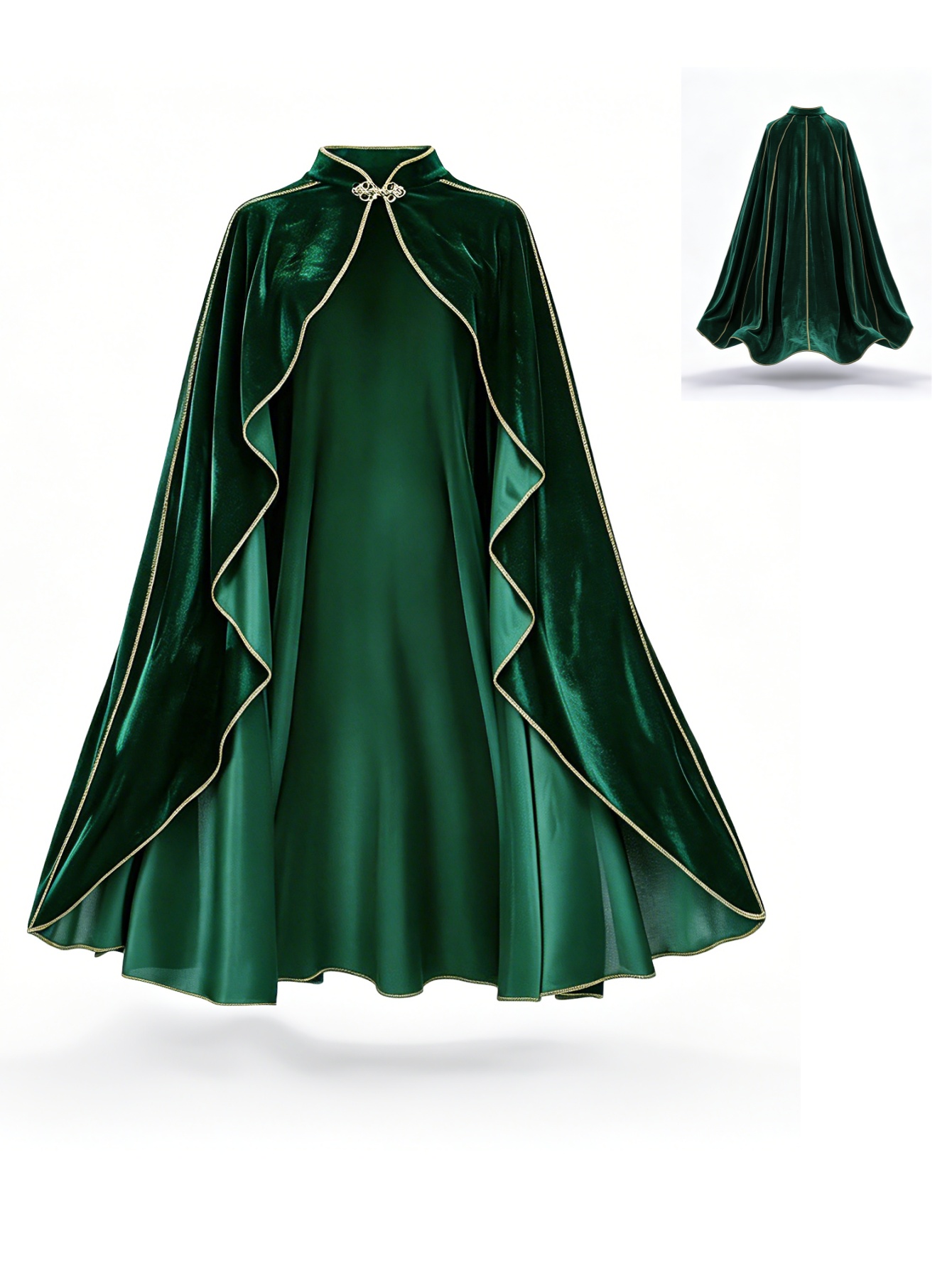Women Vintage Green Velvet Cap - Vintage Women'S Formal Wear recension och pris