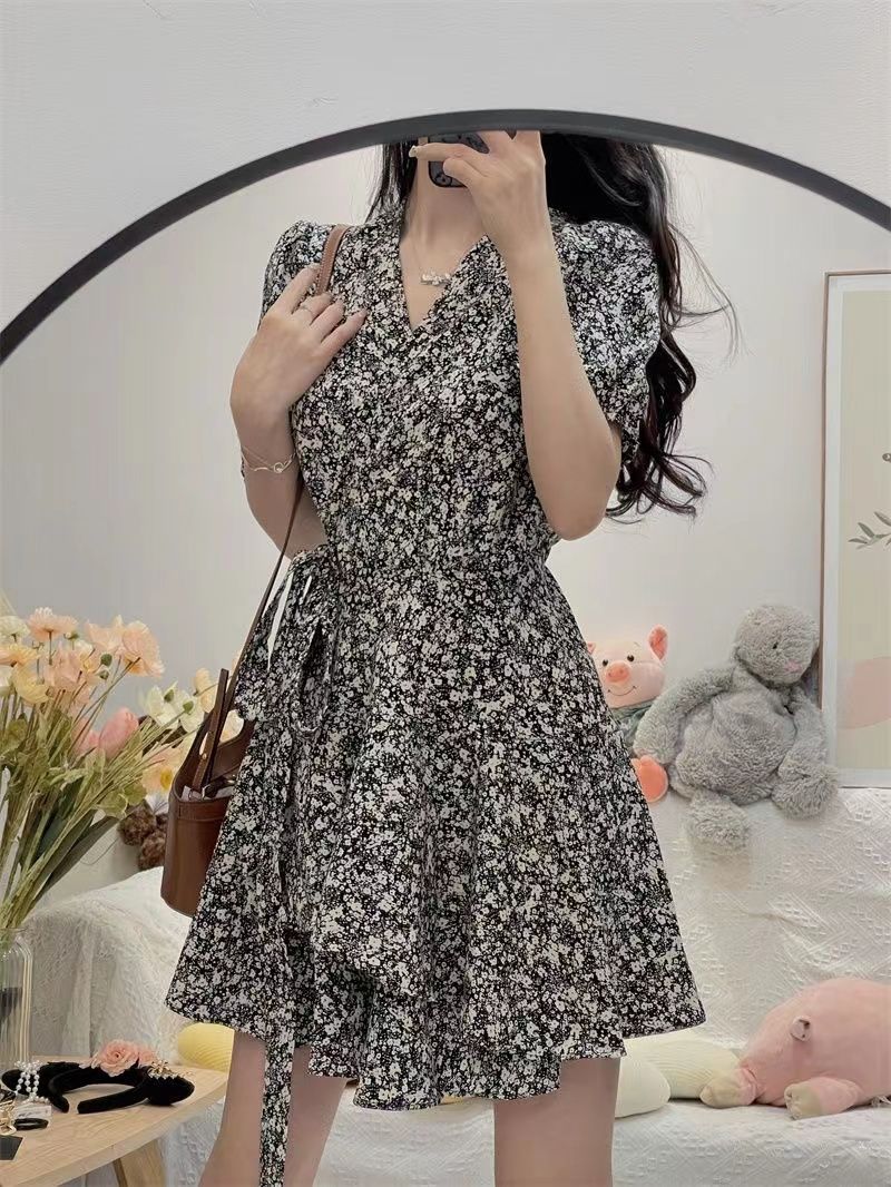 Little daisy Bodycon Women's D - Wrap Dress Work recension och pris