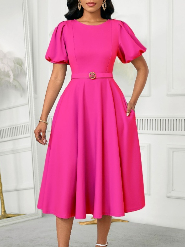 2025 New Office Lady Work O-Ne - Wrap Dress Work recension och pris