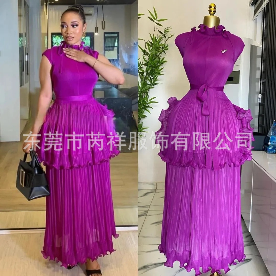 Women Long Dress Dresses A Lin - Wrap Dress Work recension och pris