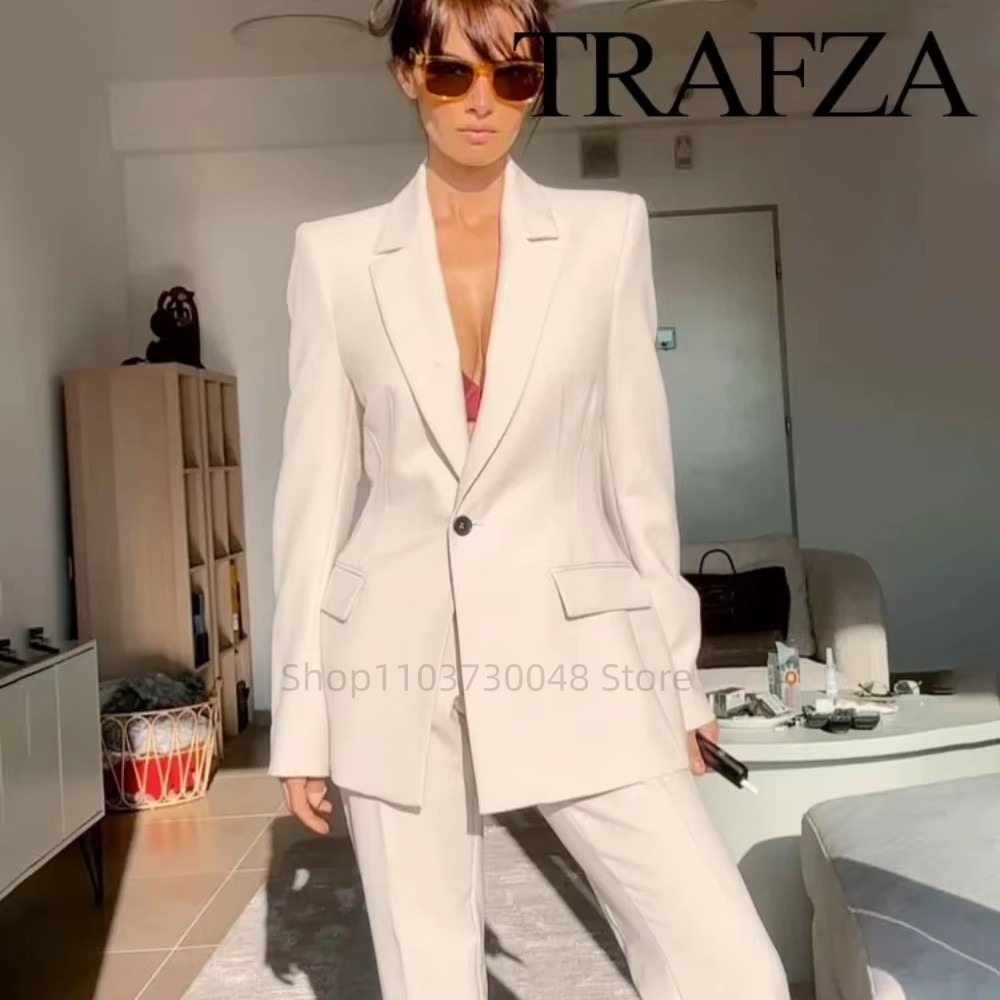 Fashion Office Ladies Blazer a - Women'S Formal Wear Pants recension och pris